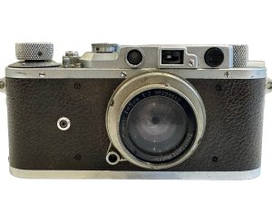 Historic rangefinder camera from the museum photographic collection